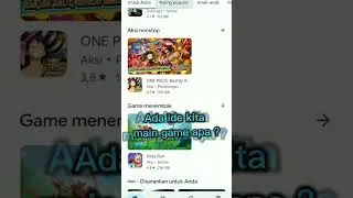 Main game apa ya ?