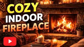 Cozy Fireplace with Crackling Wood Sounds | Relaxing Fire ASMR for Sleep, Study & Stress Relief