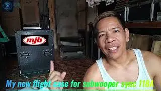 My new flight case for subwooper sync 118A 