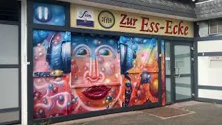 Exklusive Wandgestaltung &ndash; SEAK ClausWinkler Graffiti-Auftrag in K&ouml;ln