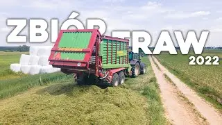Od Koszenia po Zwożenie czyli Zbi&oacute;r Traw 2022 ☆ GR Rypina ☆ Claas w Rowie?!  ✔ DragonSky Channel ✔