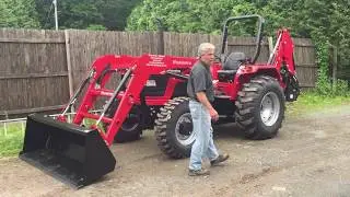 Mahindra 5555 Tractor Loader & 75B Backhoe