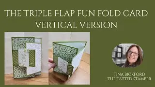 Triple Flap fun fold card