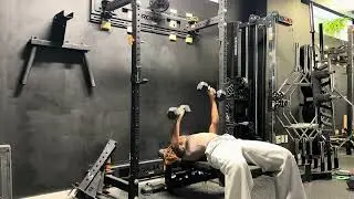 Dumbbell Bench Press Variation [Cues Below⬇️]