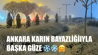 Bu kar Ankara’nın,bu özlem benim.”❄️ #Ankara#Kar#gece #video #viral #2026 #turkey #viralvideo 