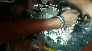 Assemble 2002 lifan 150 motorcycle engine part 2