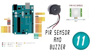 ARDUINO TUTORIAL-11| Pir Sensor (Motion Sensor) Connect Arduino with Buzzer | M42 TECH