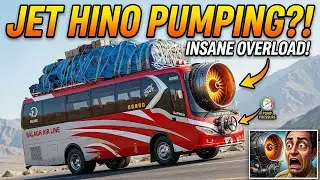Hino Jet Engine Bus || Nissan Overload Bus || Isuzu Bus Pakistan || Hino Bus Pumping || Hino ak1j