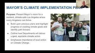 LA's Climate Implementation Plan, January 11, 2026