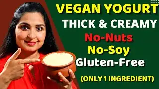 NUT FREE, SOY FREE, DAIRY FREE YOGURT | How to Make EASY, Healthy and Inexpensive Vegan Yogurt #diy