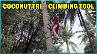 Amazing Coconut Tree Climbing Machine | Sara Greentech Innovative Tool for Farmers