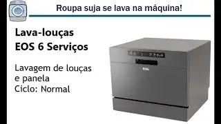 Lava-louças EOS 6 Serviços - Lavando louças e panela