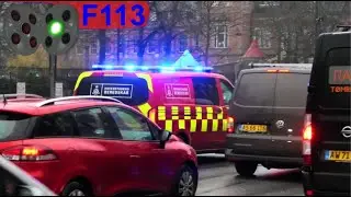 hovedstadens beredskab ST.E MINDRE TRAFIKULYKKE brandbil i udrykning fire brigade respond 緊急走行 消防車