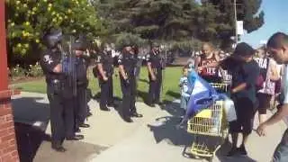 EMPD Ridiculous in RIOT GEAR over PEACEFUL Protesters. Waste of Taxpayer $$$