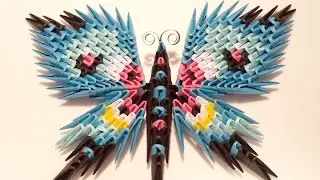 How to make 3D origami butterfly #3