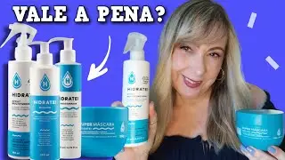 🔷LINHA HIDRATEI Shampoo Condicionador Máscara e Spray Multifuncional