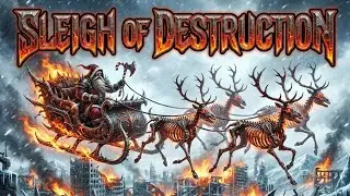 🎅 SLEIGH OF DESTRUCTION | Brutal Heavy Metal Christmas Song (Original Thrash) 🎸