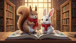 &bdquo;Enchanted Winter Forest ❄️ Cozy Squirrel Music for a Magical Day&rdquo;