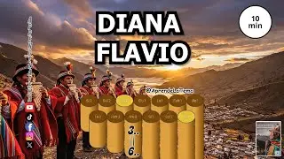 Diana Flavio / Favio - APRENDE ZAMPO&Ntilde;A NUMEROFONIA Y LETRA TUTORIAL - LEARNING NUMEROPHONIA  PANPIPE