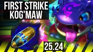 KOG'MAW & Taric vs CAITLYN & Elise (ADC) | First Strike, Good KDA: 17/3/14 | KR Master | 25.24