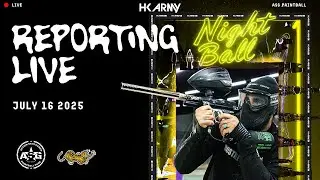 LIVE Paintball | NIGHTBALL @ ASG Paintball Park in Perris, CA - July 16, 2025 | HK Army