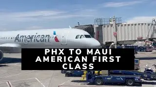 Обзор первого класса перелета из Финикса в Мауи | American Airlines A321 Neo