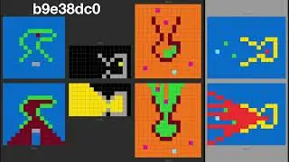 ARC-AGI-2 task speedrun with spoilers #ARCAGI #iqtest #ARCPrize