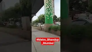 Metro work progress metro #bhandup #mumbai