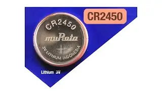muRata CR2450 CR2450B pil 3 Volt Lithium Lityum cell batteries battery