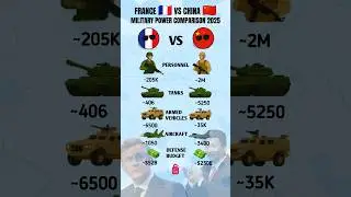 France vs China - Military Power Showdown (2025)