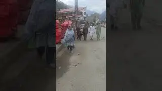 exploring main bazaar of Kalam, swat valley, Pakistan with Hamdan