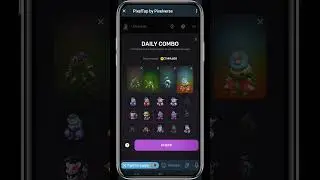 PixelTap daily combo cards 30-6-2024 get 7M Points #PixelTap #pixelverse #combo