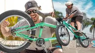 Botei FREECOASTER na BMX e fui andar!