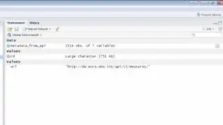 How to download WHO/Europe DW metadata using API