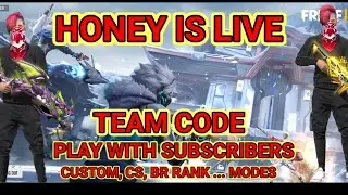 BOSS HONEY FF || LIVE || PLAY WITH SUBSCRIBERS