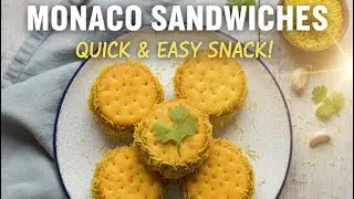 ✨ Monaco Sandwich Recipe | Quick & Easy Snack | 5-Minute Party Starter