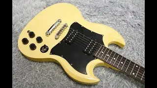 2006 made Epiphone SG G-310 Large pickguard SG model Vintage white Made in China