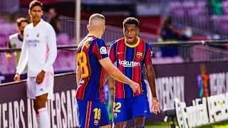 Ansu Fati Goal vs Real Madrid | 1-1 | Barcelona vs Real Madrid | El Clasico 2020