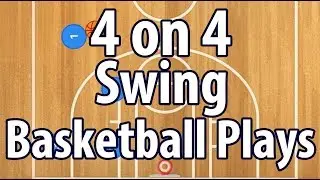 4 on 4 Swing Basketball Plays For 4 on 4 Basketball Games