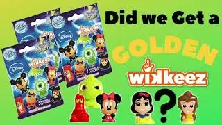 We Got some Gold Disney Wikkeez from the Blind Bags!