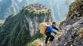 60后夫妻隐居大山之巅，种田养殖享田园生活，远离尘嚣已超20年！【乡村阿泰】