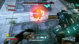 Borderlands 2 Farming Pyrocaustic Pete the Ultra Invincible with Mr MonopolyMan