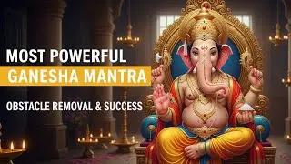 🐘MOST POWERFUL GANESHA MANTRA FOR OBSTACLE REMOVAL, SUCCESS