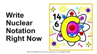How is nuclear notation written for mass and atomic numbers?
