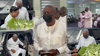 President Elect John Mahama & family storms his Church for massive thanksgiving service🙏