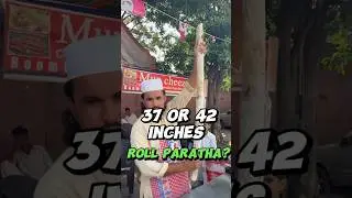 Biggest roll paratha in islamabad #food #viralvideo #islamabad