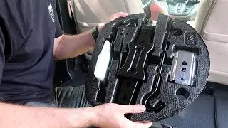 How to remove and replace Honda Odyssey Spare Tire 2018
