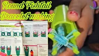 Round fishtail bracelet making