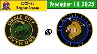 Circle City Pythons @ St. Augustine Glory | 2025-'26 ABA Regular Season
