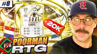 POTM GAKPO IS A GOD! 89 RATED STRIKER FOR 20K?!?! - POOR MAN RTG #8 - FIFA 23
